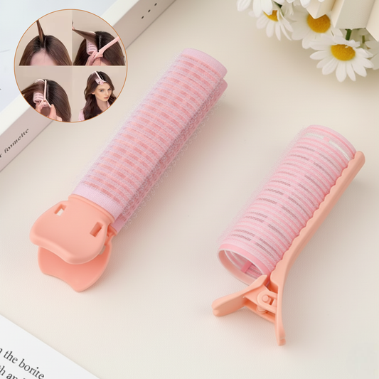 لفّافات شعر بدون حرارة لزيادة الحجم – قطعتان لرفع الجذور