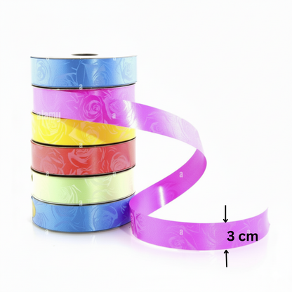 شريط هدايا نايلون كيرلي – تشكيلة الألوان الزاهية(عدد1)