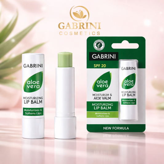 مرطب شفاه بالألوفيرا (Gabrini Aloe Vera) – حماية وترطيب ونعومة