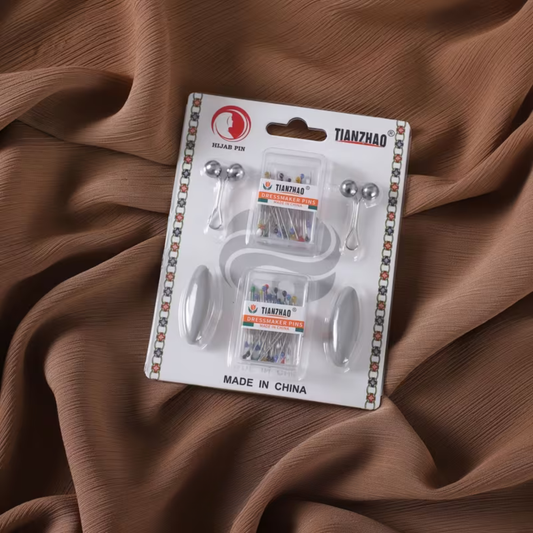 مجموعة دبابيس تثبيت الحجاب العملية