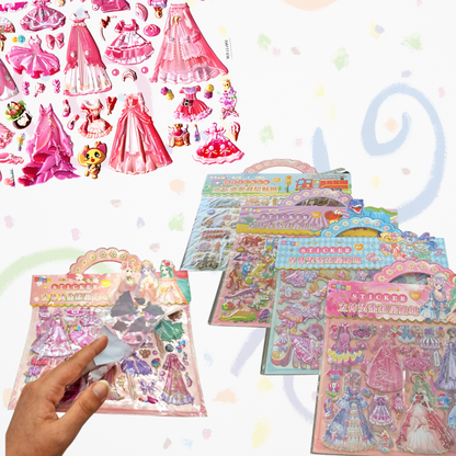 ستكيرات تفاعليه 3D للأطفال – أشكال متنوعة