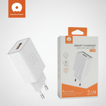 WUW (بقدرة 2.1 أمبير)شاحن حائط ذكي