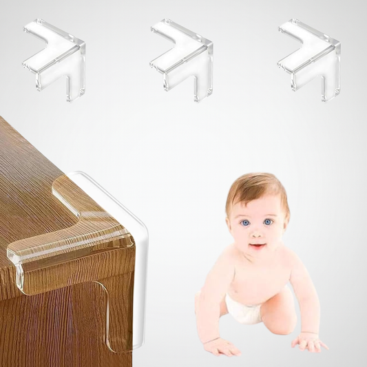 مجموعة زوايا امان سيليكون ثلاثية الابعاد  - 4 قطع