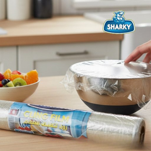 رول تغليف طعام SHARKY 100 متر بعرض 30 سم