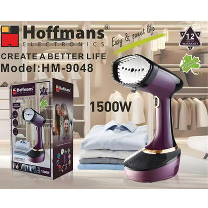 مكواة بخار يدوية محمولة – Hoffmans (1500 واط)