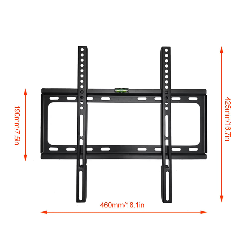 حامل شاشة تلفزيون جداري LED/LCD قابل للتعديل (26–63 بوصة)