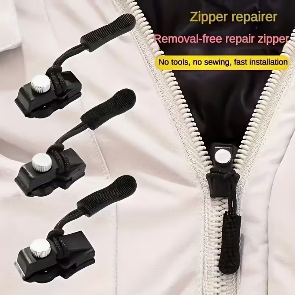 طقم إصلاح السحابات - ٤ قطع  (Zipper Repair Kit)