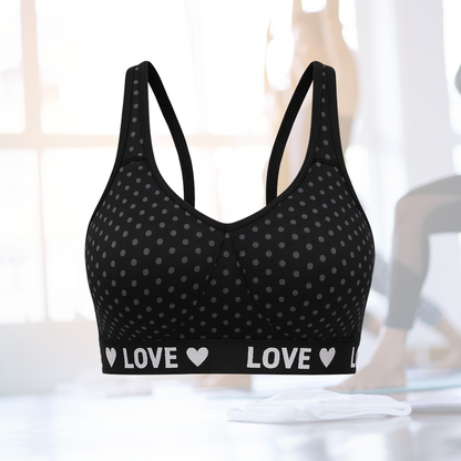 برا رياضية -SPORT بولكا دوت – خصر LOVE