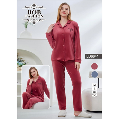 بيجاما نسائية شتوية فرو مخمل – BOB Fashion