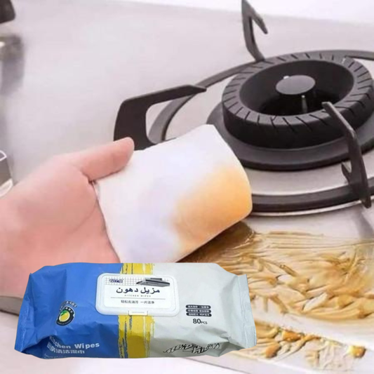 مناديل إزالة الدهون للمطبخ - ٨٠ منديل