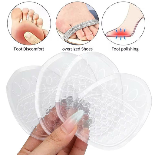زوج جل سيليكون مانعة للانزلاق ومخففة لآلام القدم