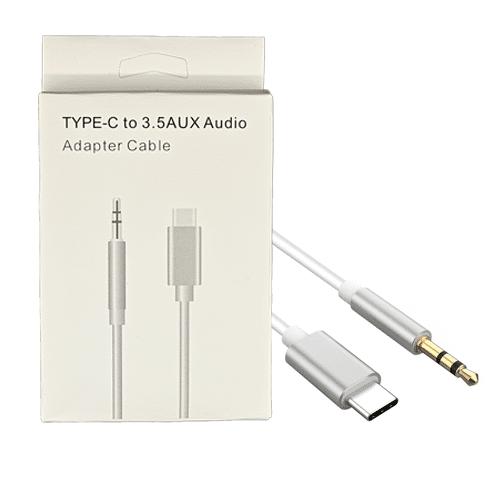 AUX Audio وصلة (Type C, or Lightning)