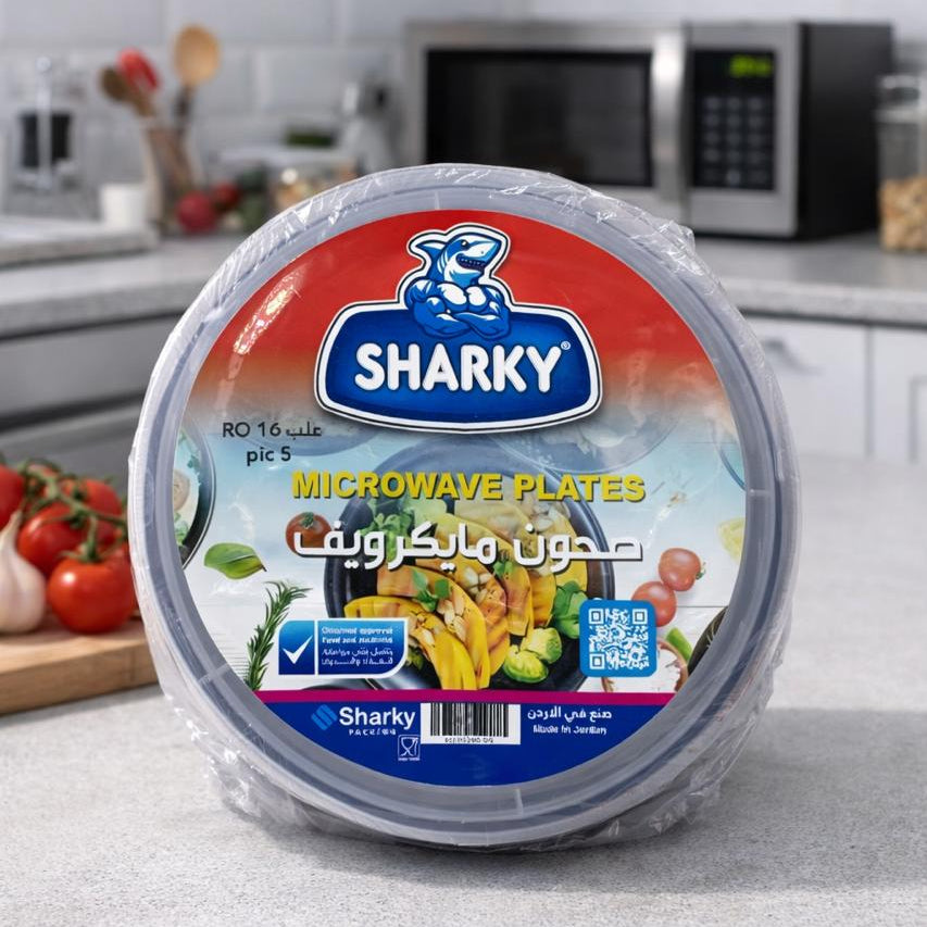 اطباق مايكرويف Sharky – عبوة 5 قطع