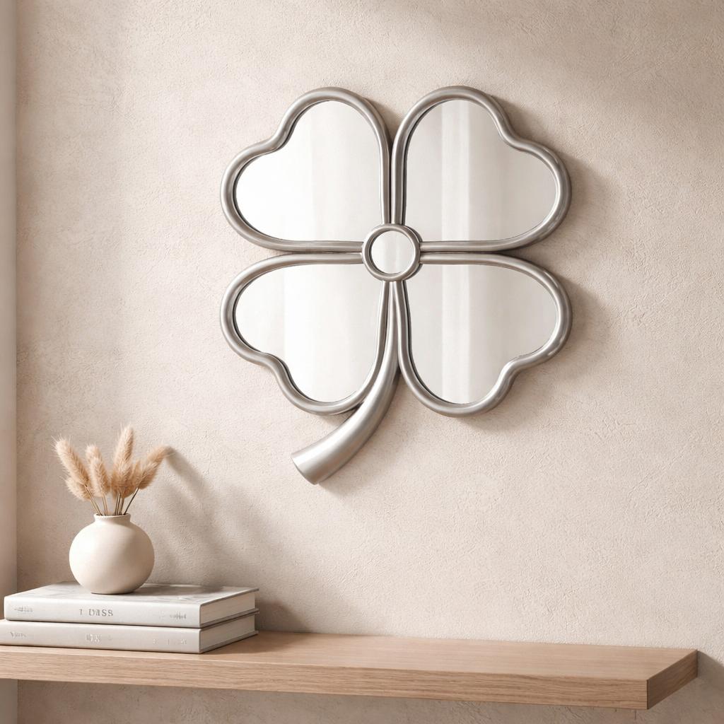 مرآة حائط ديكور بشكل وردة