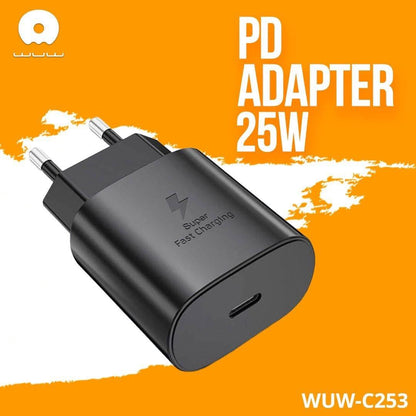 راس شاحن سريع 25 واط PD USB-C