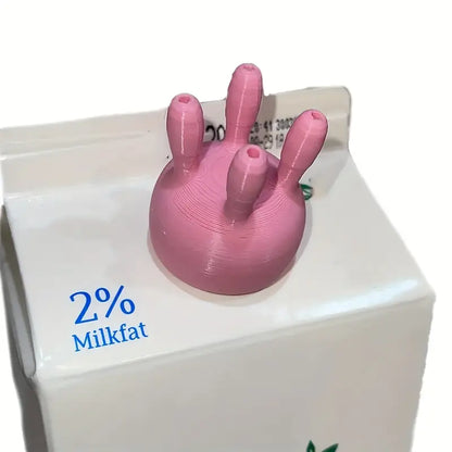 غطا حليب مضحك شكل بقرة