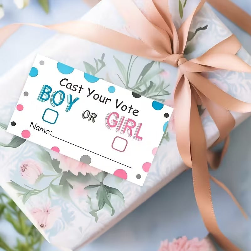 50 بطاقة تصويت لكشف جنس المولود – Boy or Girl؟