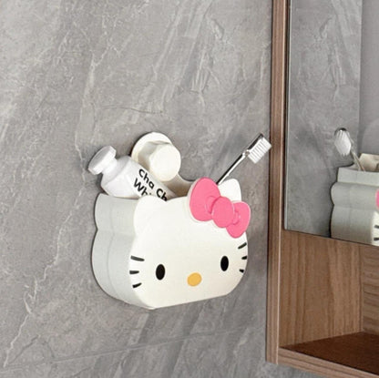 منظم حمام جداري بتصميم Hello Kitty