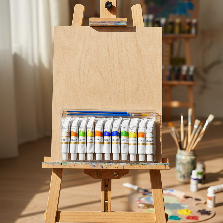 طقم ألوان أكريليك احترافية (12 لون)