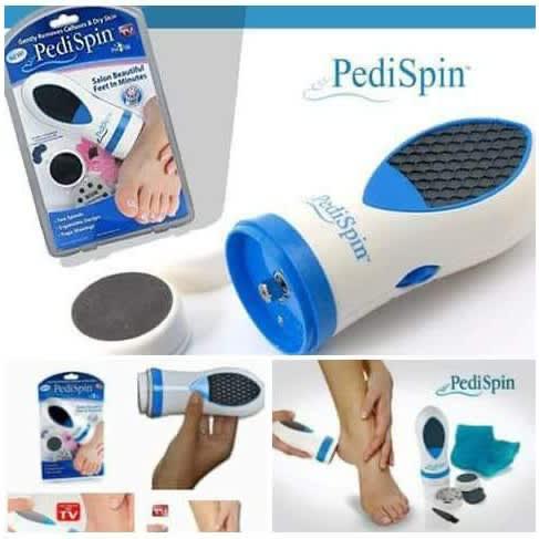 جهاز بيدي سبين الكهربائي لإزالة الجلد الميت وتنعيم القدمين (PediSpin)