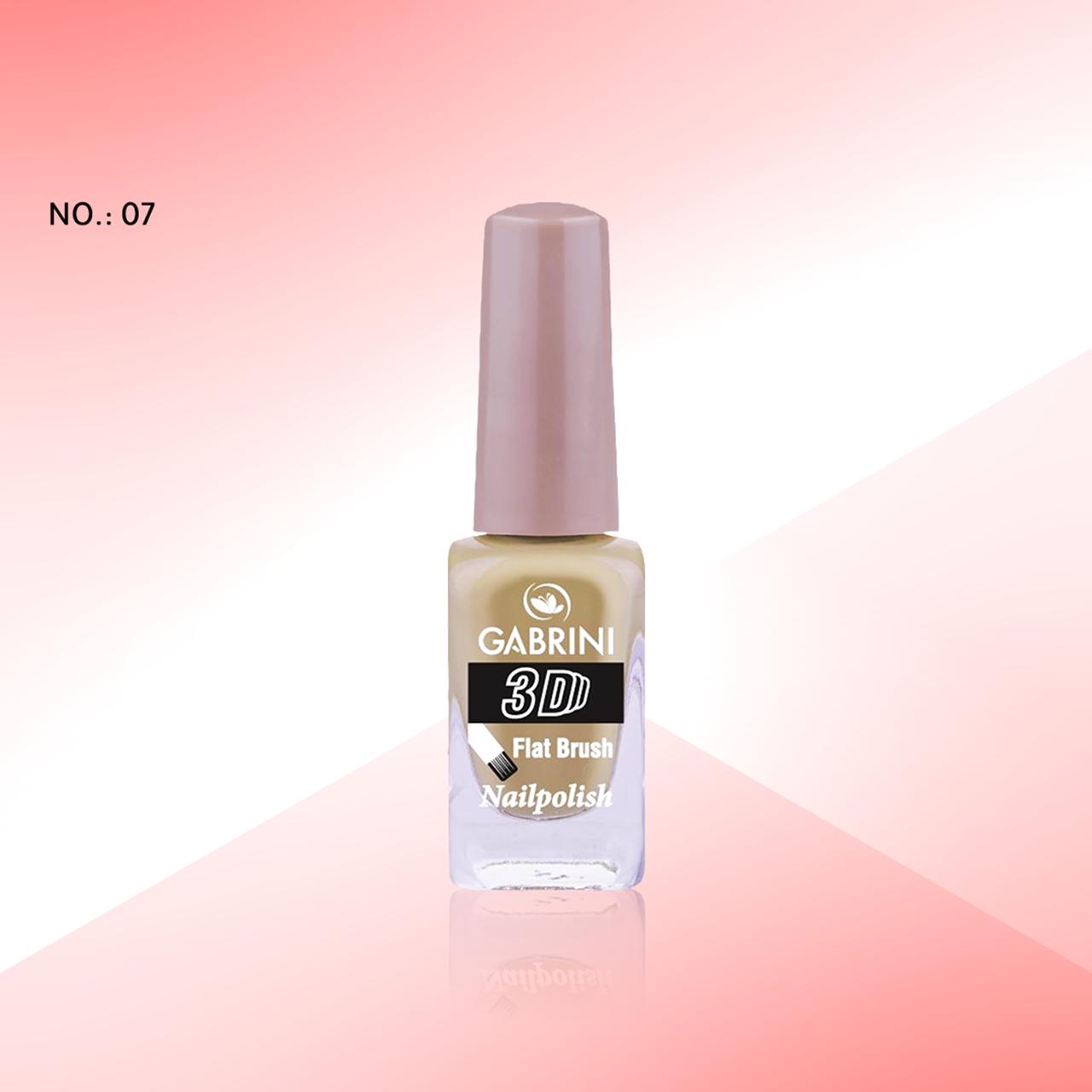 مناكير Gabrini 3D Flat Brush