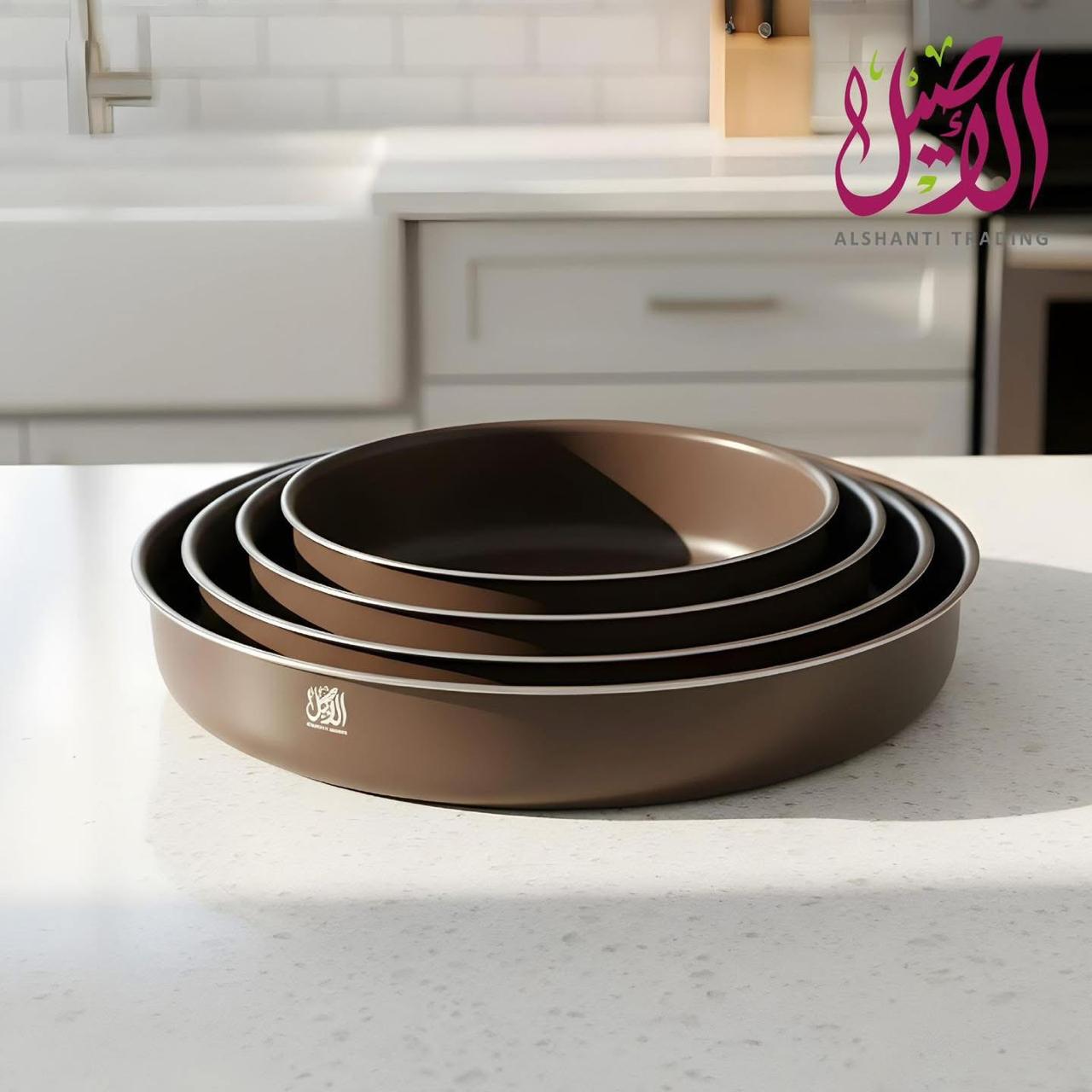 طقم صواني فرن جرانيت غير لاصقة – ماركة الأصيل(عدد4)
