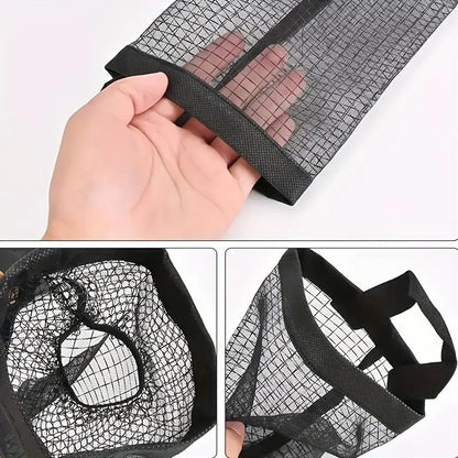 منظم/موزع أكياس التسوق الشبكي المعلق