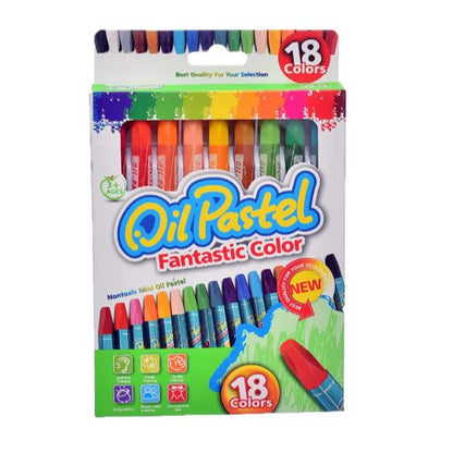 (Oil Pastel)  ألوان زيتية 18لون