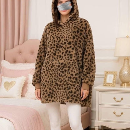 هودي ستاتي تايغر OVERSIZE مبطن فرو