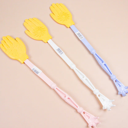 حكاكة ظهر سيليكون بمقبض بلاستيكي