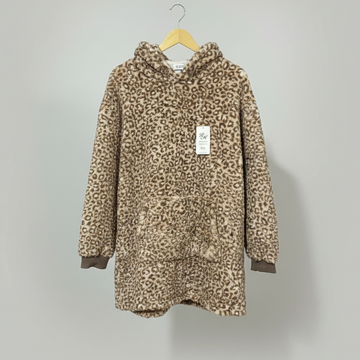 هودي ستاتي تايغر OVERSIZE مبطن فرو