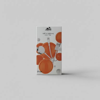 شاحن ساعة مغناطيسي + كابل آيفون 2 في 1