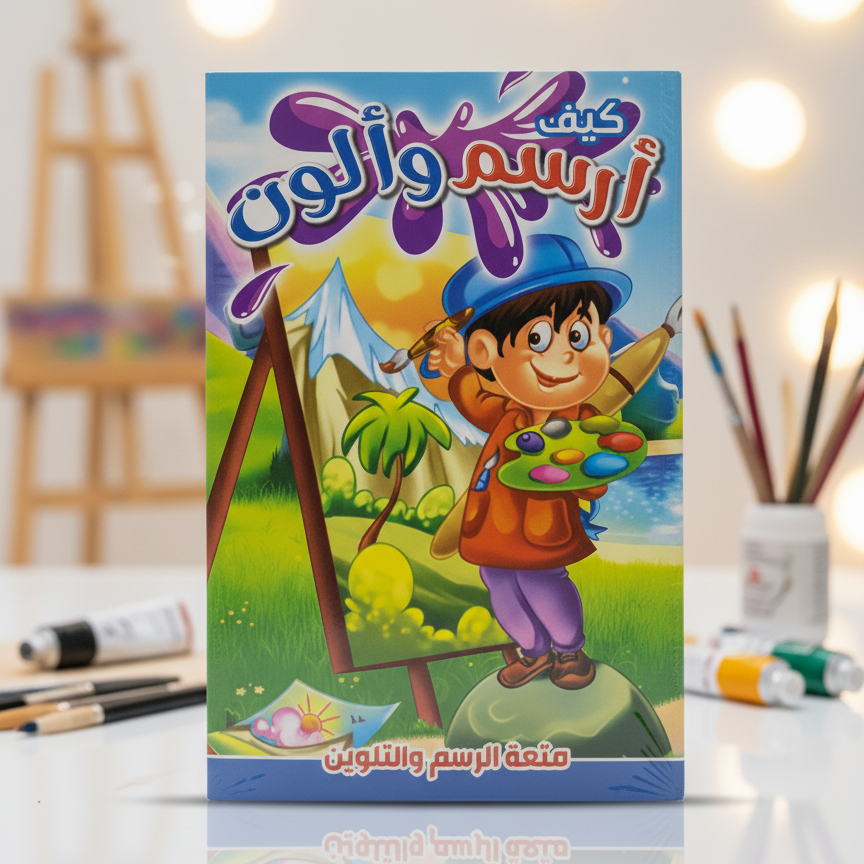 كتاب "كيف أرسم وألوّن" – دليل الفنان الصغير