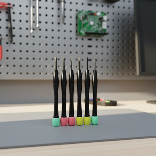 طقم مفكات براغي دقيقة  ماركة CXH، مكون من 6 قطع