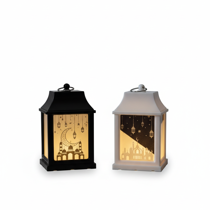 فانوس رمضان بلاستيك صغير LED