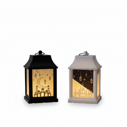 فانوس رمضان بلاستيك صغير LED