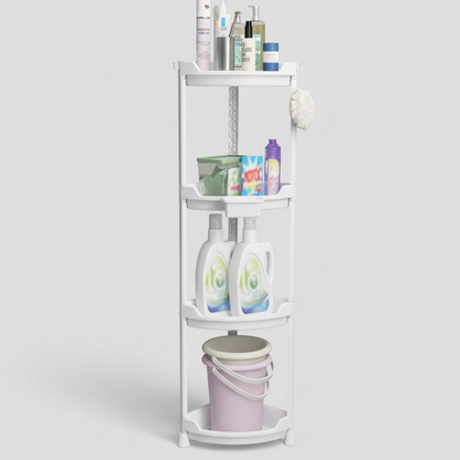 رف تخزين زاوية ٤ رفوف