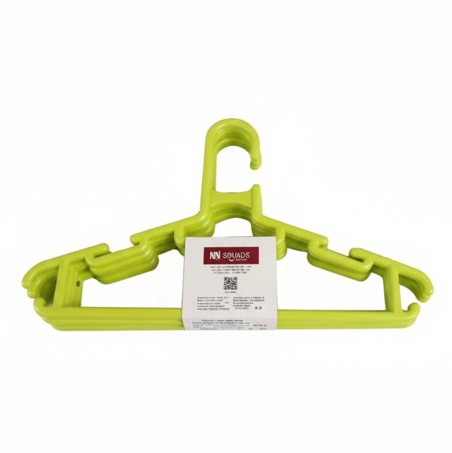 علاقات ملابس بلاستيكية للأطفال – طقم 5 قطع