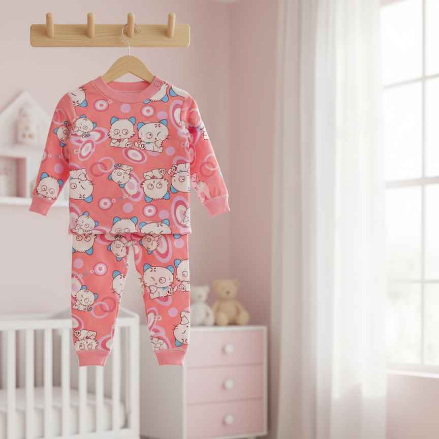 بيجامة أطفال بناتي كم طويل