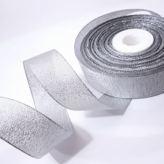 بكرة شريط قماشي جليتر لامع