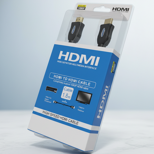 كيبل HDMI 1.8 mعالي السرعة