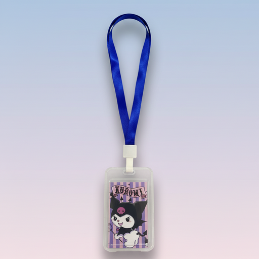 حامل بطاقة تعريف برسوم كرتونيه ملونه