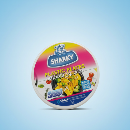 صحون بلاستيكSHARKY  صغير(عدد20)