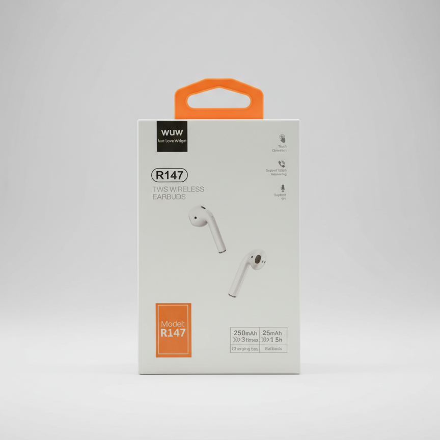 سماعات أذن لاسلكية TWS طراز (Model) R147 من WUW