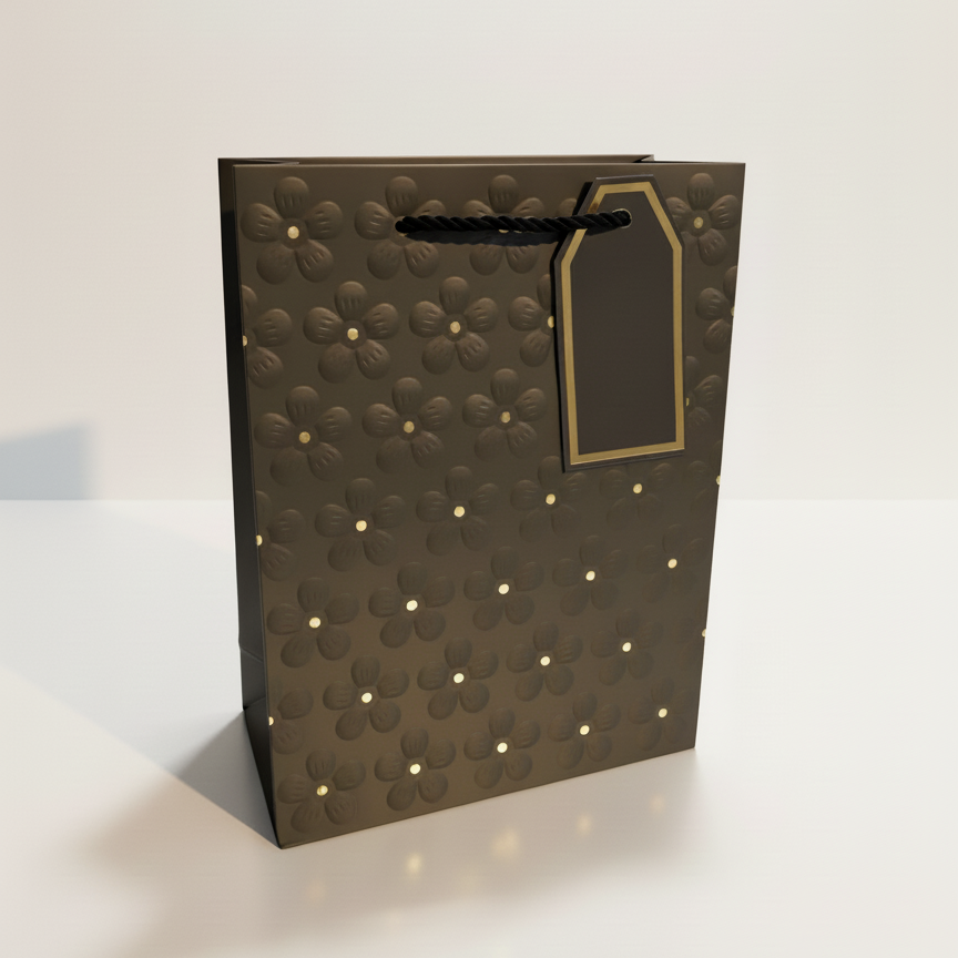 كيس هدايا ورق مقوى-عدة الوان ونقشات