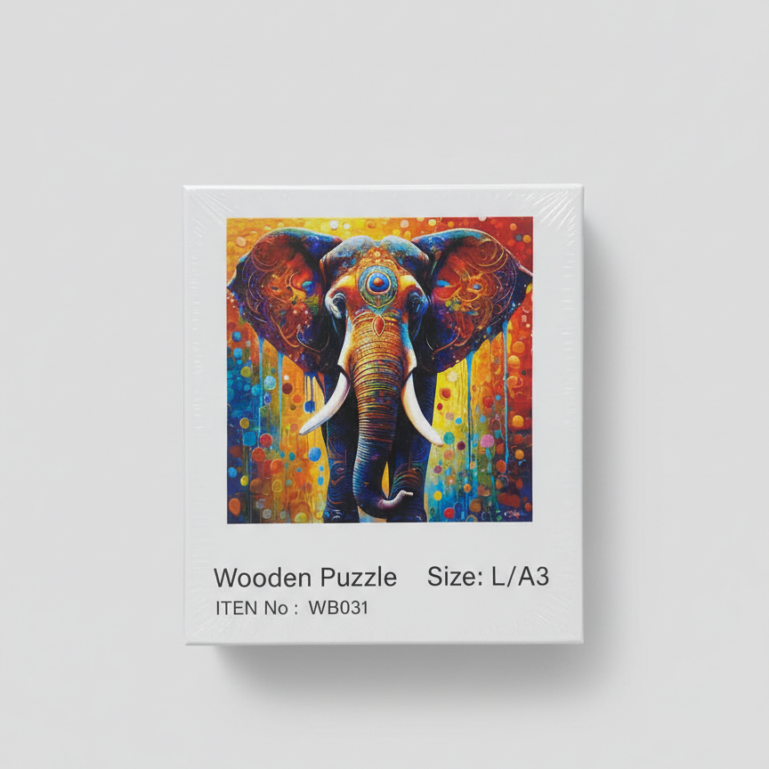 بزل خشب (Wooden Puzzle) بتصاميم فنية حجم A3