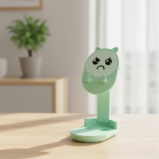 ستاند موبايل اخضر مضحك - قابل للطي