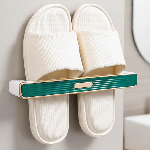 حامل أحذية/مناشف يثبت على الحائط ذاتي اللصق
