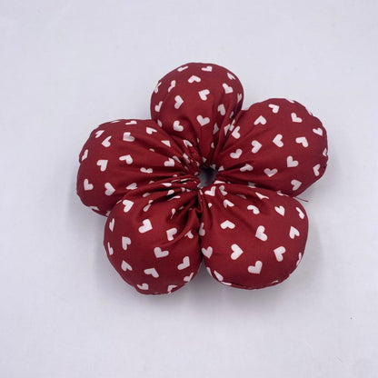 ربطة شعر وردة قماش منفوخة