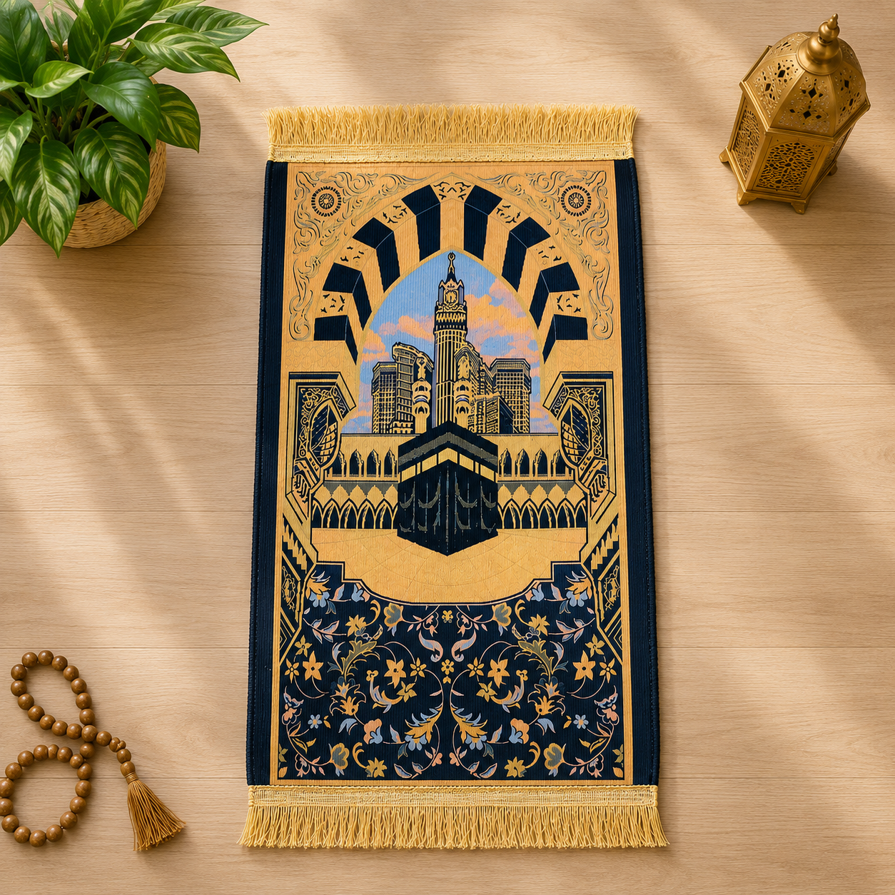 سجادة صلاة مزخرفة للاطفال
